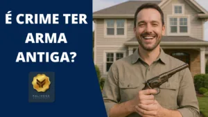 É crime ter arma antiga em casa
